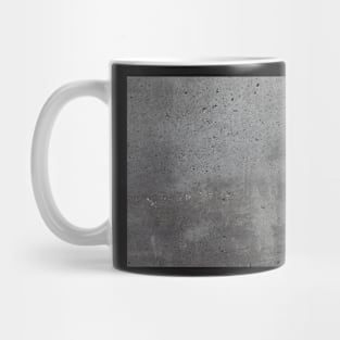 Grey textured concrete wall exterior Mug